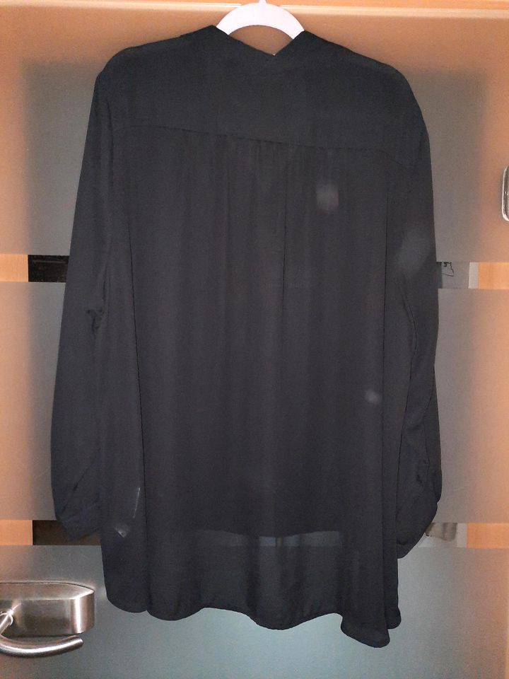 leicht schwarz transparente Bluse YESSICA 56/58 in Rheine