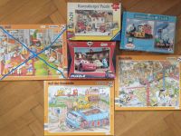 7 Puzzle Kinder Cars, Baustelle, Thomas, Feuerwehr Berlin - Charlottenburg Vorschau