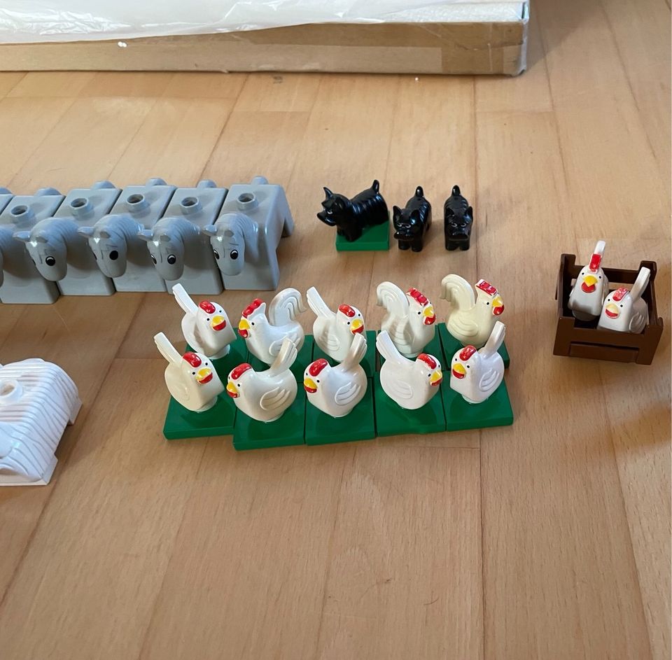 LEGO Duplo Bauernhof mit Scheune, Tiere, Zäune, Dach in Gunzenhausen