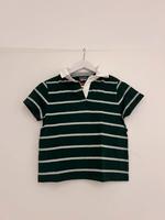 dunkelgrün grau gestreiftes Poloshirt Bayern - Würzburg Vorschau