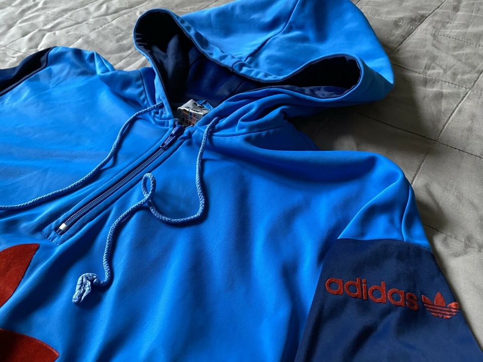 Adidas Vintage Hoodie Gr S Made in West Germany Top Zustand in München