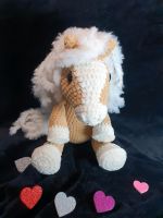 Pferd gehäkelt Amigurumi Haflinger Wuschelmähne oder Locken Sky Niedersachsen - Schwarmstedt Vorschau