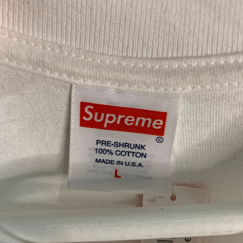 Supreme Mont Blanc Tee FW23 White L Neu Weiß Schwarz in Berlin