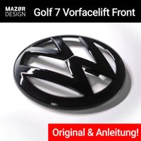 VW Golf 7 VII Vorfacelift VFL Front Emblem Vorne Schwarz Logo Zei Bayern - Erlangen Vorschau