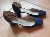 Heine Damen Schuhe Pumps blau Gr. 41 Schleswig-Holstein - Flensburg Vorschau