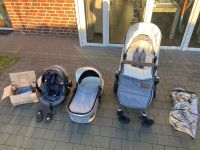 Kinderwagen Joolz Day, Babyschale, Babywanne, Sportaufsatz, grau Niedersachsen - Lingen (Ems) Vorschau