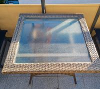 Garten, Balkon Poly Rattan - Tisch Glas Stuttgart - Feuerbach Vorschau