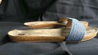 Sandaletten mit blauen Strasssteinen, Gr. 41 Bayern - Zapfendorf Vorschau