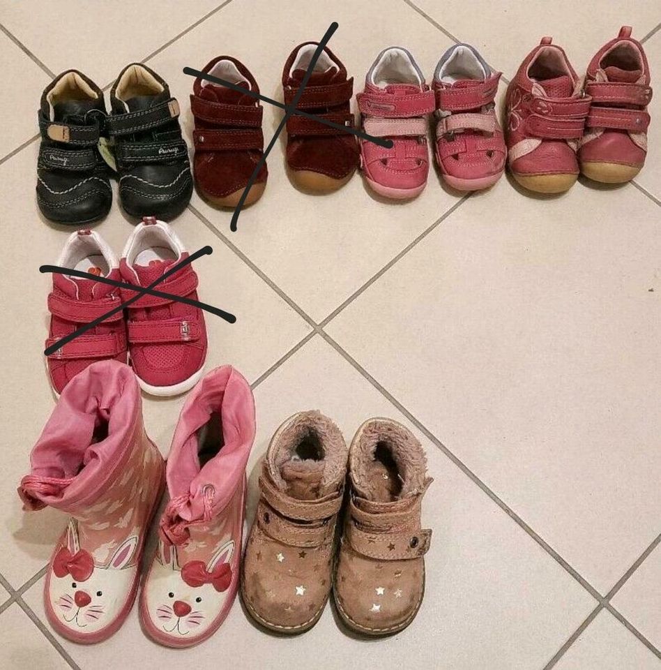 Erste Schuhe Mädchen, Lauflerner, Elefanten, Kinderwagenschuhe in Berglern