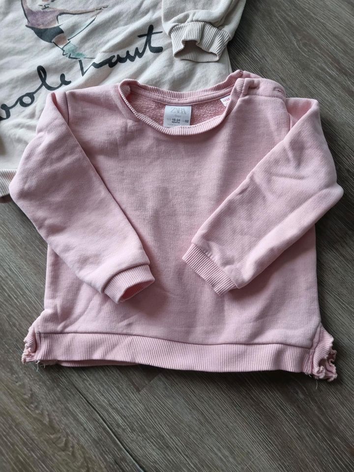 ZARA Pullover, Pulli, Sweatshirt Größe 92 in Willich