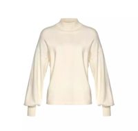 Edler Pullover 34 NEU Stehkragen Creme Langarm Nordrhein-Westfalen - Rommerskirchen Vorschau