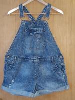 Damen Jeans Latzhose kurz Gr 42 Hessen - Malsfeld Vorschau