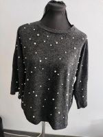 Damen Oberteil Top Pulli Zara mit Steinchen grau L kurzarm Aubing-Lochhausen-Langwied - Aubing Vorschau