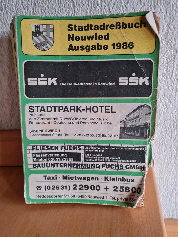 Stadtadressbuch Neuwied,Ausgabe 1986,TOP !!! in Neuwied