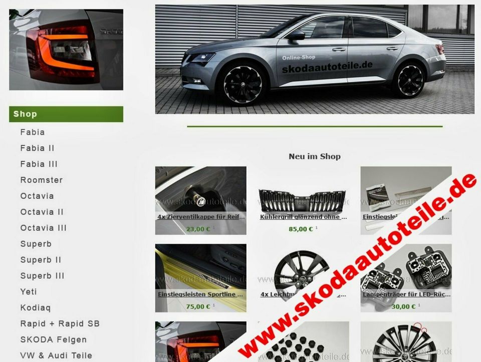 4x Felge VEGA-AERO Black 19" - SKODA SUPERB 3 FL / 1.599,-€* in Würzburg