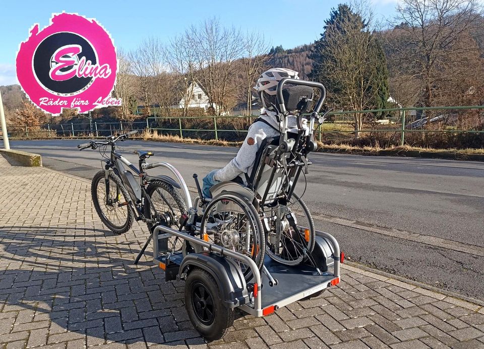 Elina´s Fahrwerk Fahrrad-Rollstuhl-Anhänger Rollstuhlfahrrad Reha in Kirchen (Sieg)