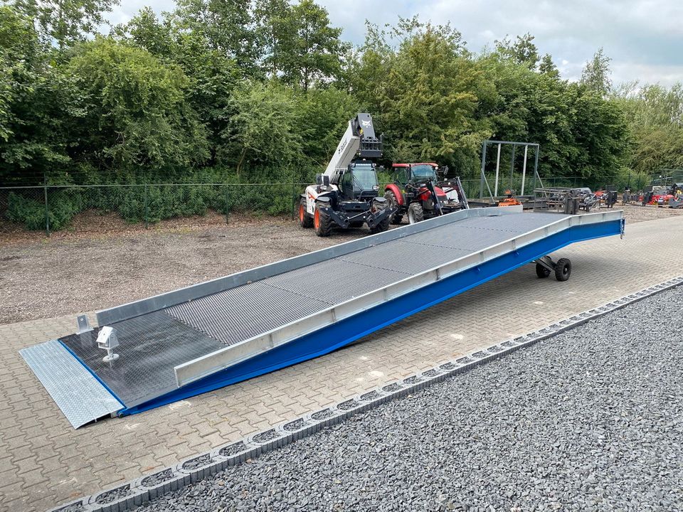 Hochleistungs-Container-Verladerampe | 12.000 kg Tragkraft | 11,50 Meter Länge in Bockhorn