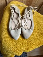 Ballerinas zum schnüren aus Wildleder Bayern - Würzburg Vorschau