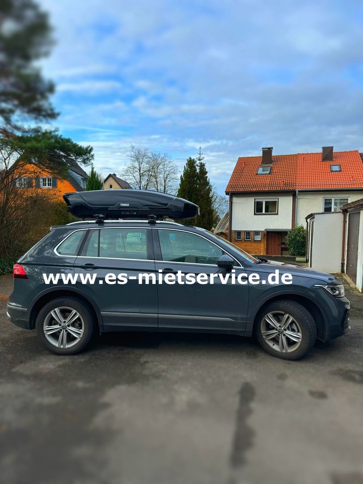 Dachbox Miete Thule Dachträger Verleih Vermietung Skibox Rent in Böblingen