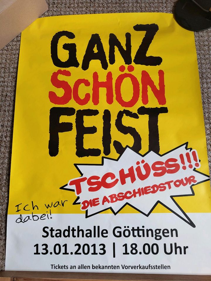 Ganz Schön Feist - Göttingen 13.01.2013 - Poster in Dessau-Roßlau