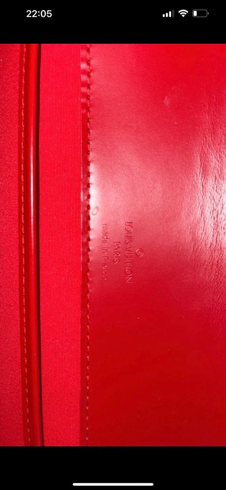 Louis Vuitton Epi, Leder rot , Designer Handtasche ,original in Berlin