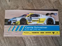 Autogrammkarte CARRIE SCHREINER GT Masters 2019 Audi Motorsport Sachsen - Chemnitz Vorschau