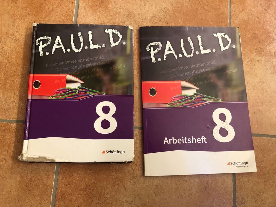 P.A.U.L. Deutsch 8. Klasse Rheinland-Pfalz Buch, Arbeitsheft in Mainz