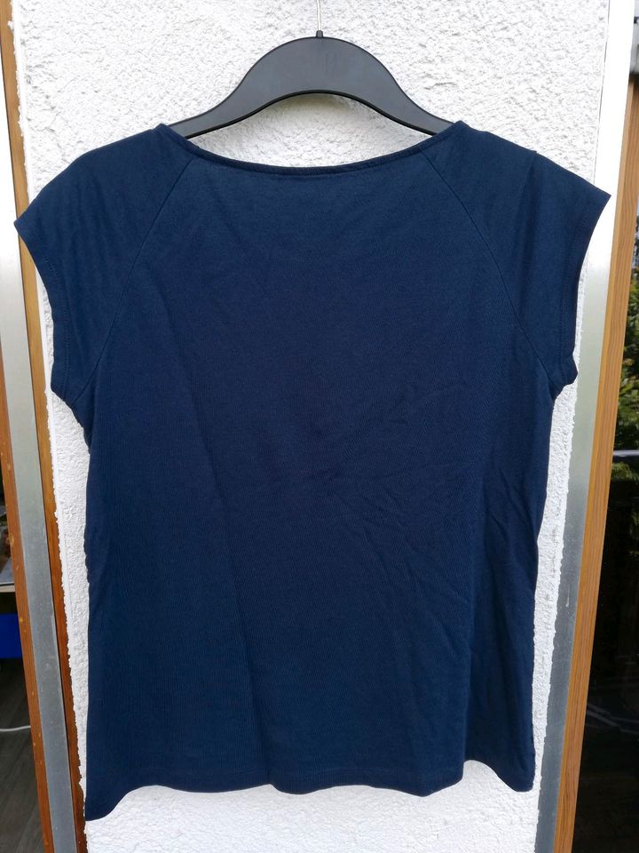 Edc by Esprit ärmellose Top Sommershirt Bluse Muster M Dunkelblau in Mötzingen