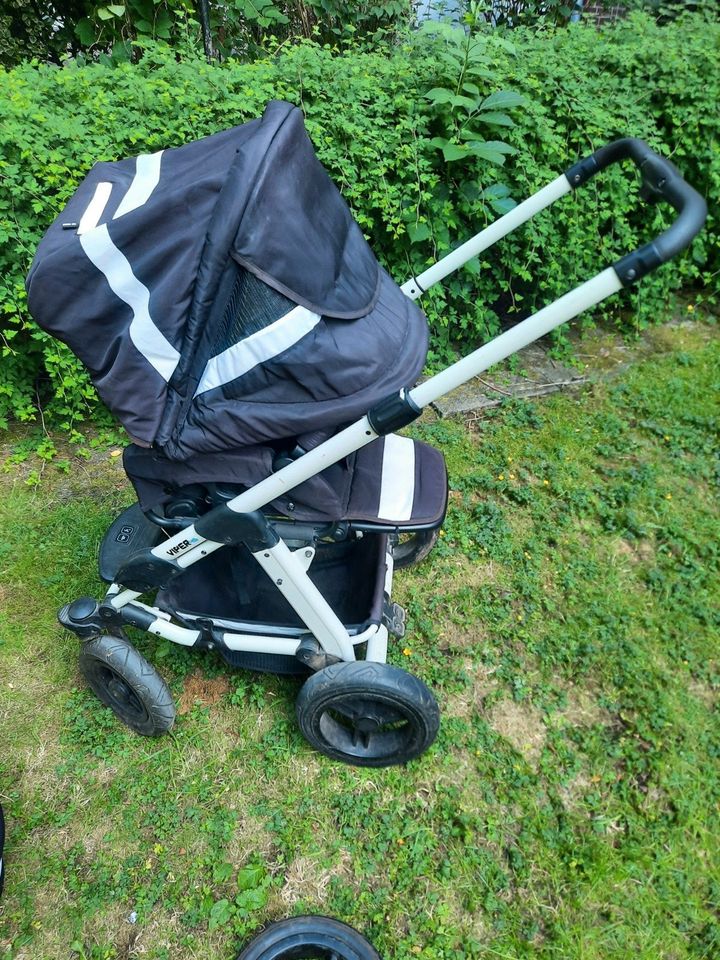 Kinderwagen ABC Design Viper 4S: Babywanne, Sportsitz, Luftreifen in Hamburg