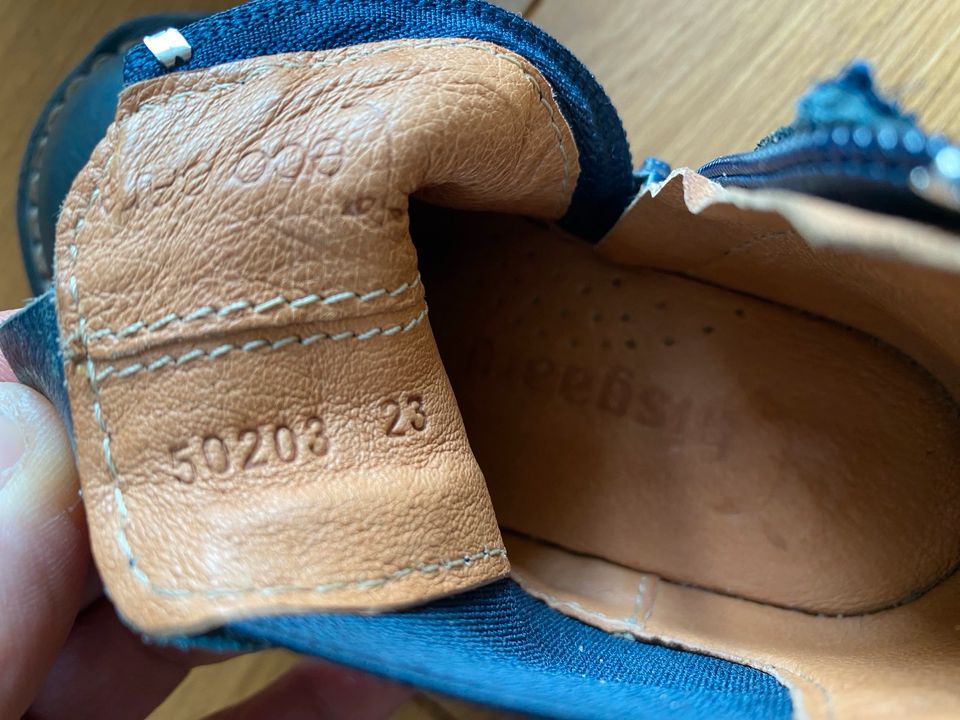 Chelsea Boots Bisgaard Leder Schuhe Größe 23 in Wismar