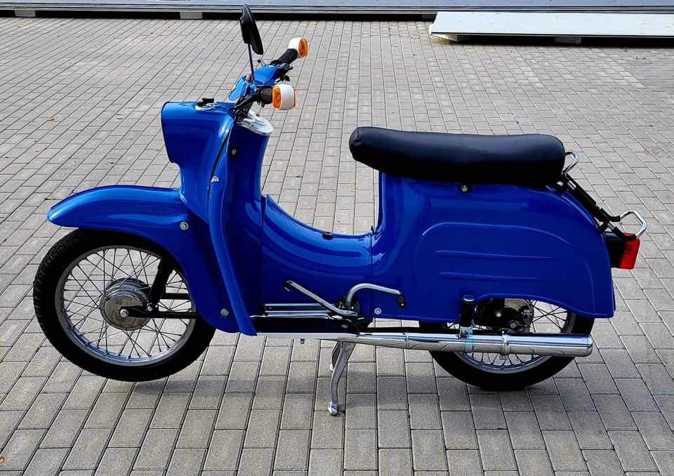 Simson Schwalbe KR51/1 komplett restauriert blau in Bad Rappenau