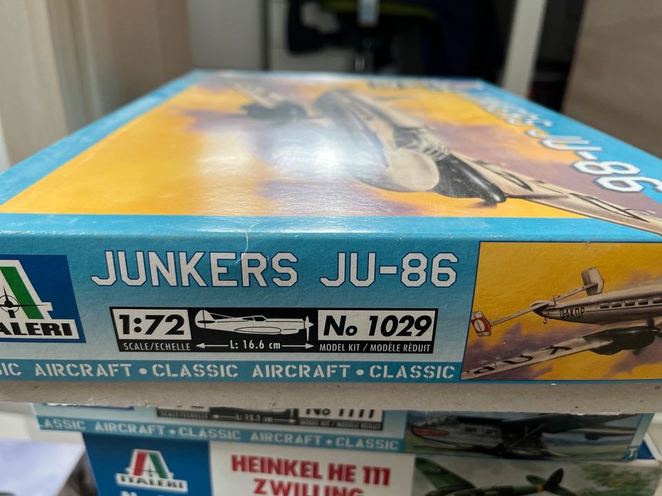 Modell Modellbau 1:72 Italeri no 1029 Junkers JU 86 Lufthansa in Freital