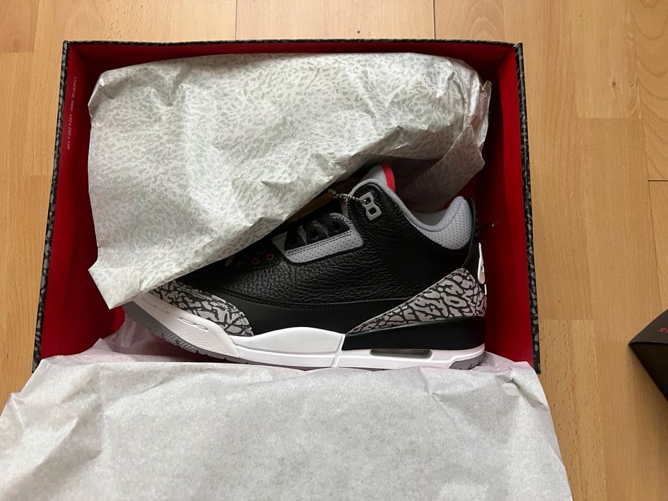 Nike Jordan 3 Black cement Neu in Neunkirchen a. Brand