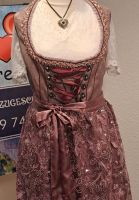 2-tlg. Dirndl Gr. 50 NEU altrosa Pailletten Spitzenschürze Strass Nordrhein-Westfalen - Krefeld Vorschau