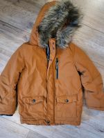 Jungen Jacke Dopodopo 128, braun beige mit Fell Hessen - Butzbach Vorschau