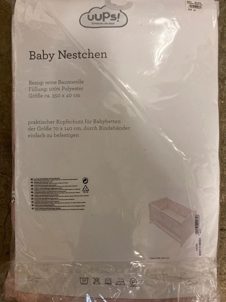 Baby Nestchen rosa in Eberswalde