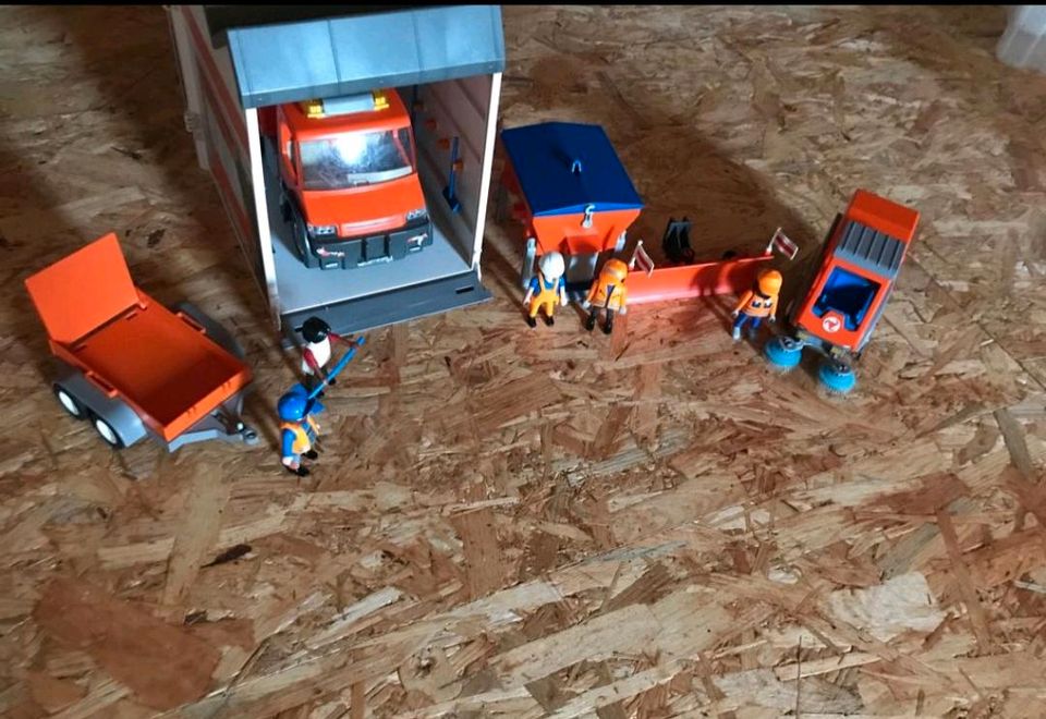 Playmobil Baustelle mit Kran und vielem mehr in Hettenleidelheim