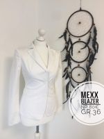 Mexx Blazer weiß neuwertig NP 80€ Business Büro Kleidung Damen re Nordrhein-Westfalen - Leverkusen Vorschau