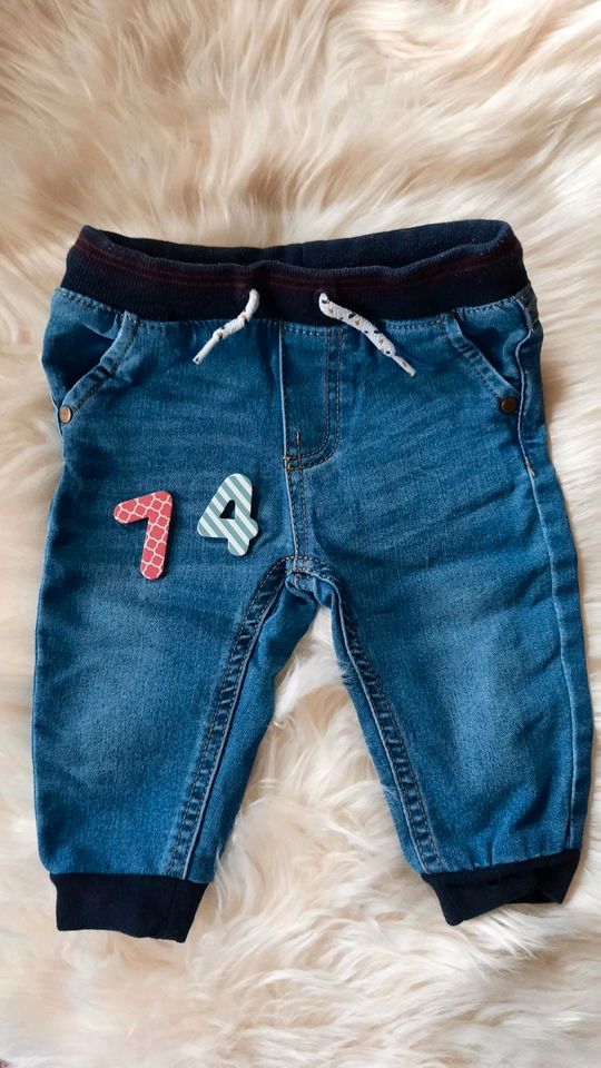 Hose Jeans Stretch Gr. 74 Topomini Baby in Schwepnitz