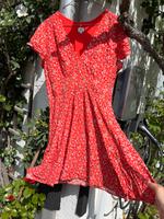 Pepe minikleid mit Blumen rot M-L Bayern - Gilching Vorschau