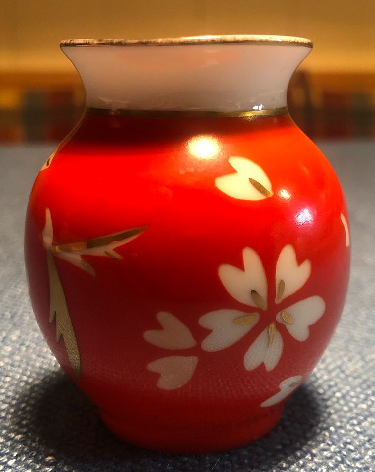 Vase, Rosenthal , rotgold, Sammler in Wahrenholz