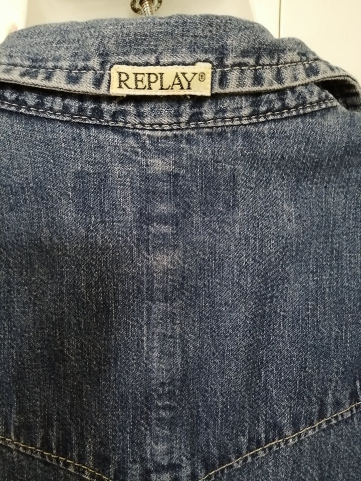 Jeans Weste -armlose Bluse von Replay in Gr 36 in Bedburg-Hau