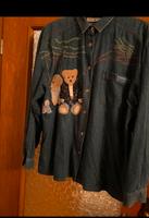 Jeansbluse mit Bären -Vintage Baden-Württemberg - Muggensturm Vorschau