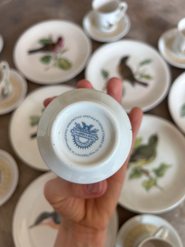 Villeroy & Boch Paradiso Birds Kaffee Set 21-teilig in Neckartenzlingen