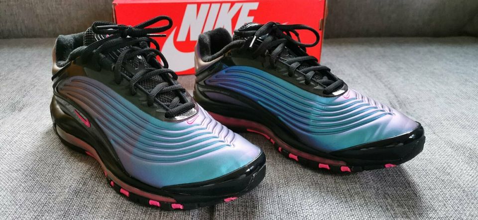 NIKE AIR MAX 97 DELUXE Gr. 42,5 OVP Throwback☆Fuchsia☆Neuwertig in Nauheim