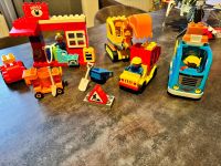 Lego Duplo Baustelle mit Tankstelle, LKW, Betonmischer, Bagger Lüneburger Heide - Neuenkirchen Vorschau