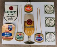 Brauerei Pins, Bierdeckel, Werbung, Holsten, Jever, Hirsch Bräu Mecklenburg-Vorpommern - Zurow Vorschau