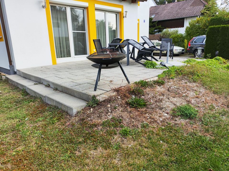 Gartenarbeit Gartenpflege Baggerarbeiten-Terrassenbau in Kirchseeon