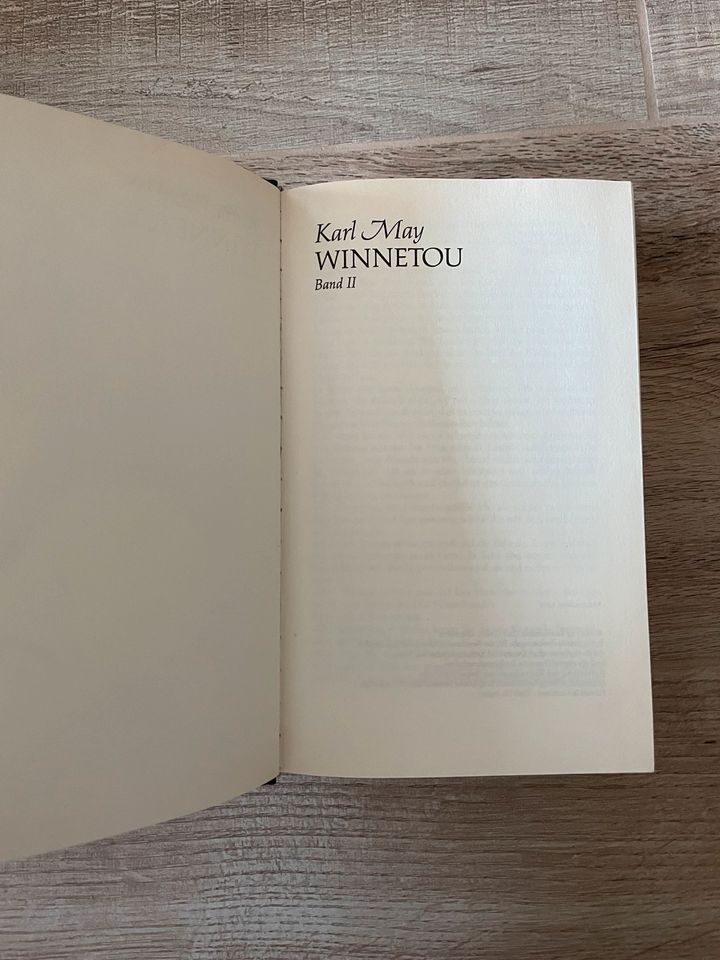 Buch Karl May Winnetou 2 in Leimen