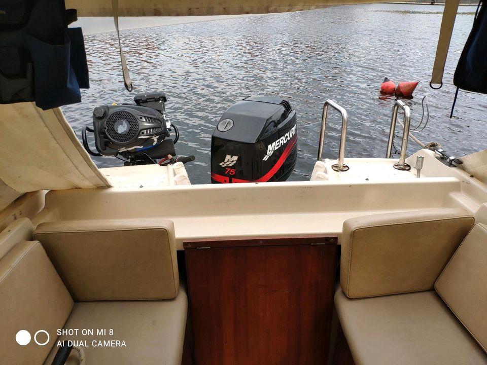 Vorder Kajütboot Ryds 560 mit Mercury 75 PS und zugelassenem Str in Havelberg